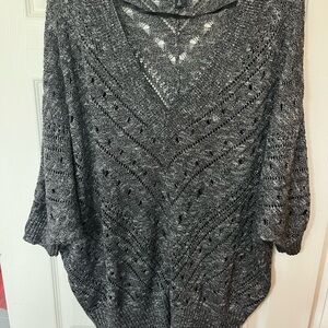 Torrid Charcoal V-Neck Sweater